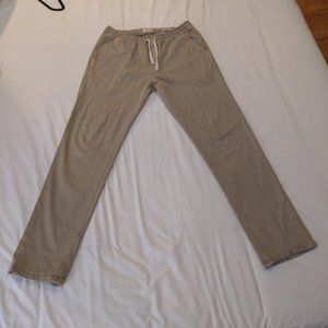 MARINE LAYER Saturday Pant  in Light Taupe